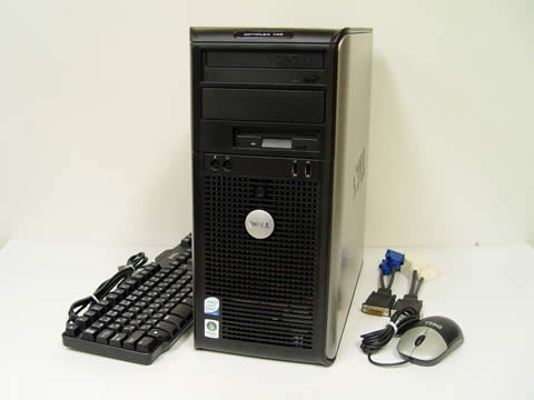 中古パソコン DELL Optiplex 745MT Core2DUO E6700 DVDマルチ Vista Business