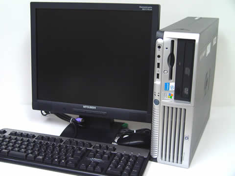 HP dc7600SF PenD820 コンボ WinXP＋ 液晶モニター RDT174LM