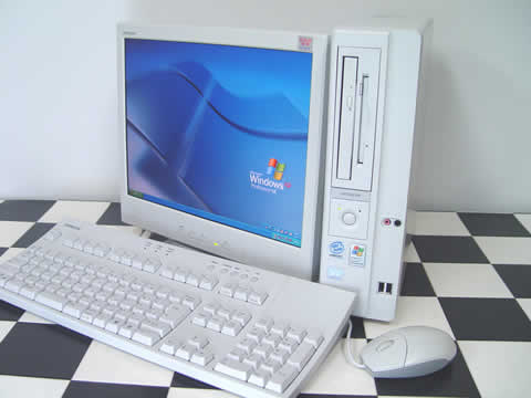 日立 FLORA 330W DG4 Cel-2.4GHz 512MB＋PC-DT3157